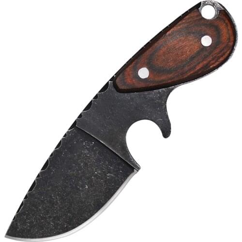 Portable Fixed Blade Knife with Sheath Steel Pocket Straight Hunting Knives Outdoor Camping Tactical Survival Knife EDC Tool