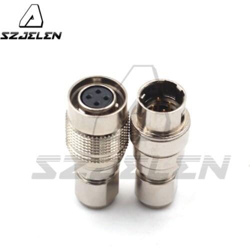 Hirose connector 4 pin Male and female connector , HR10A-7P-4S/HR10A-7J-4P, 4-pin cable docking cable male and female connectors
