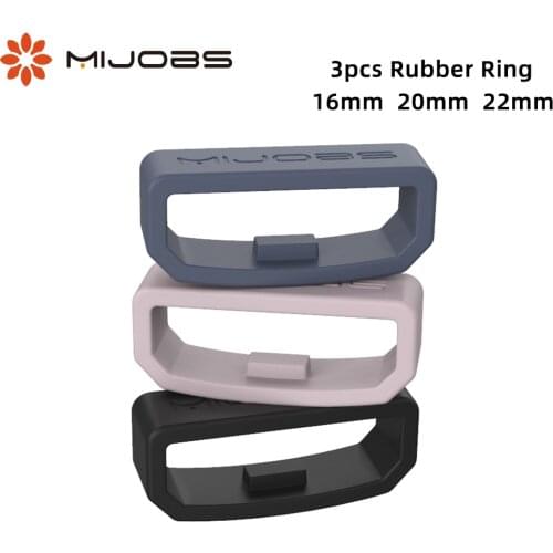 Watch Band Ring 16 20 22mm Rubber Replacement For Huawei Honor Band Strap Keeper Security Holder Retainer Ring for Amazfit Bip