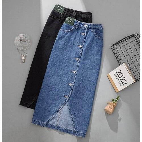 Smlinan Denim Pencil Skirts