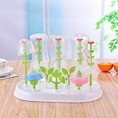 1PCS Water Bottle Rack Clean Heat-resisting Healthy Baby Bottle Cleaning Dryer Rack for Daily Life Storage Drying Rack Holder
