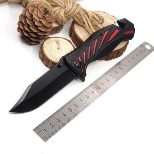 Tactical Folding Pocket Knife Multi-function Survival Knife Stainless Steel Self-defense EDC Tool Camping Hunting Outdoor Knives