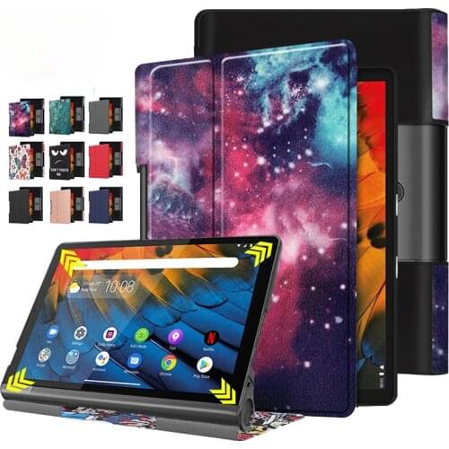 Slim Case For Lenovo Yoga Smart Tab YT-X705F 10.1" Tablet PC Magnetic Cover For Lenovo Yoga Tab 5 YT-X705 Hard Protective Shell