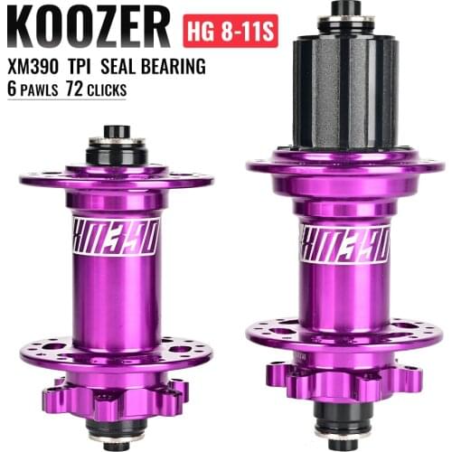 21 KOOZER XM390 Bicycle Hub TPI sealed 4 bearing mountain bike hub 72 ring 32 hole quick release lock THru For 8 9 10 11 12Speed