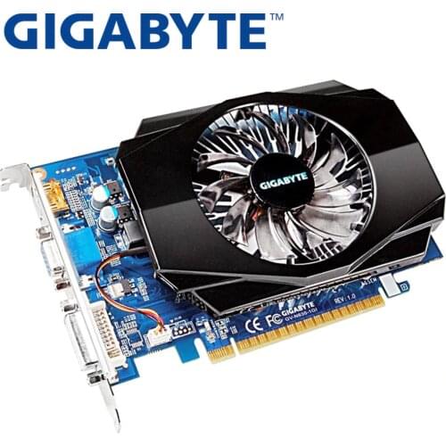 GIGABYTE Video Card Original GT630 1GB 128Bit GDDR3 Graphics Cards for nVIDIA VGA Cards Geforce GT 630 Hdmi Dvi Used