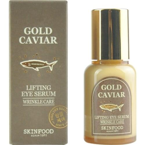 100% Original SkinFood Skin Food Golden Caviar Enlivening Eye Serum Cream 30g Anti-wrinkle Lifting and Tension