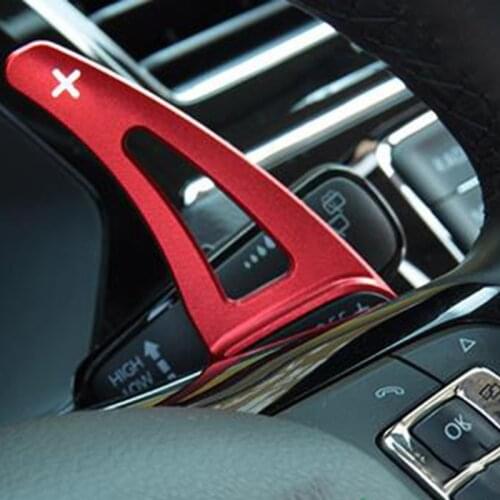 2PCS Car Steering Wheel Shift Paddle Extension Cover Accessories For Golf 7 7.5 MK7 Accessories