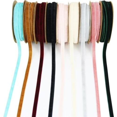 20meters/lot) 10mm Flexible one-sided flocking tape for home textile garment handicraft bow material velvet tape