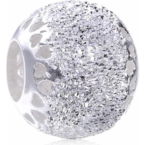 Ajax 100% S925 Fine Sterling Silver Charm Beads Fit Bangles Chain Women Jewelry