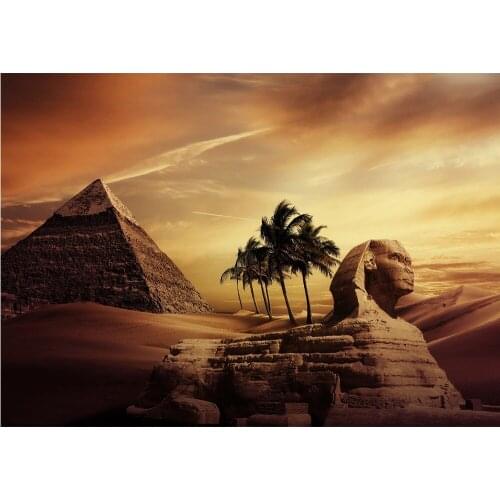 DIY Diamond Painting Egyptian Pyramid Sphinx Diamond Mosaic Cross stitch Square/ Round Diamond Rhinestone home decor pictures