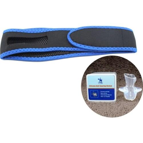 Anti Snore Chin Strap Anti-Snore Mouthpiece Braces Sleep Apnea Aid Tongue Apnea Silicone for Sleep Aid Sleep Care Products