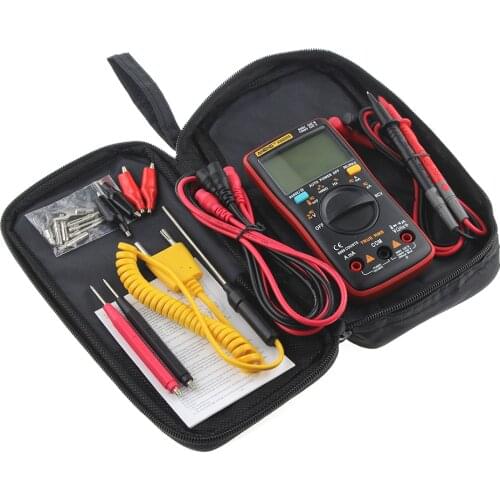 AN8008 AN8009 Auto Range Digital Multimeter 9999 counts With Backlight AC/DC Ammeter Voltmeter Ohm Transistor Tester multi meter