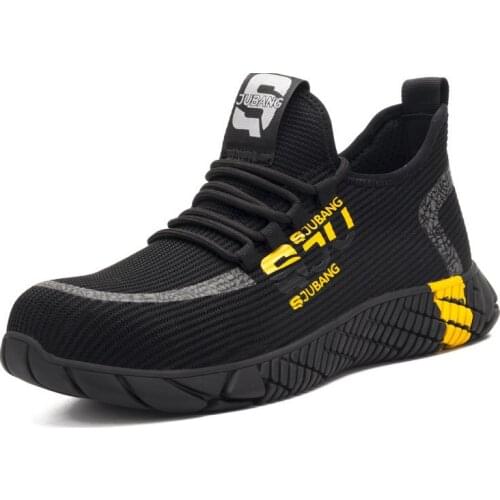 2021 Breathable Non-slip Industrial Sports Shoes Steel Toe Work Safety Shoes For Men Anti-puncture Safety Boots For Men