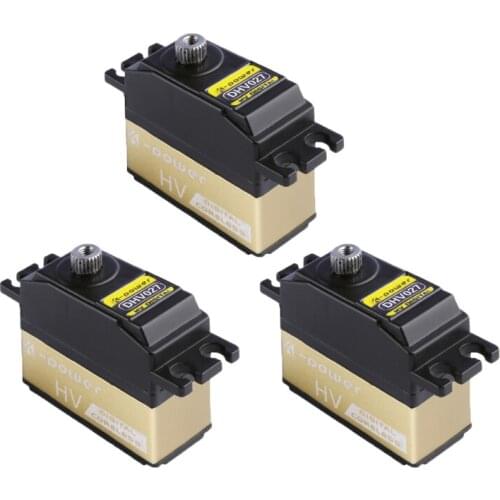 3PCS K-power DHV027 28G 3.5KG/ 0.05sec/7.4V HV High Speed Metal Gear Coreless Motor Digital Servo for RC Airplane Helicopter