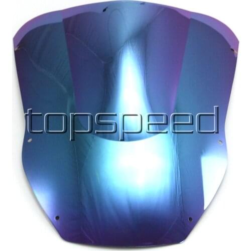 Motorcycle Windshield Windscreen For Kawasaki Ninja ZX12R 2000-2001 Iridium