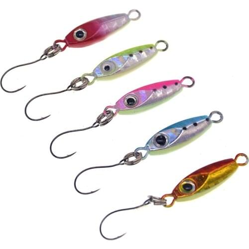 Small Decoys Metal Jigs Fishing Lure 3g/6g Jigbait Single Hook Artificial Lures Hard Baits 1 Piece Sale