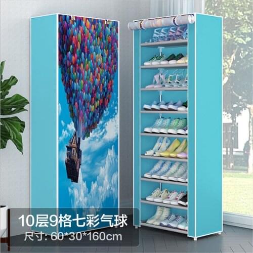 New Household Shoe Rack Shoe Cabinet Multi-Layer Storage Cabinet Dust-Proof Combination Shoe Rack Shoemaker