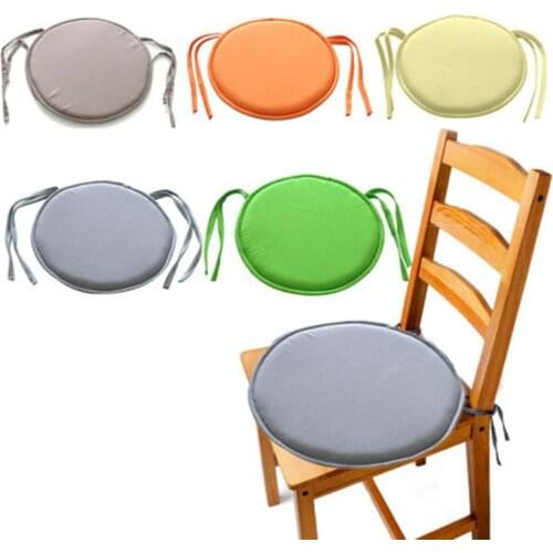 New 1pcs 30cm Round Garden Office Chair Seat Pad Cushion Removable Indoor Round Cushion Candy Color