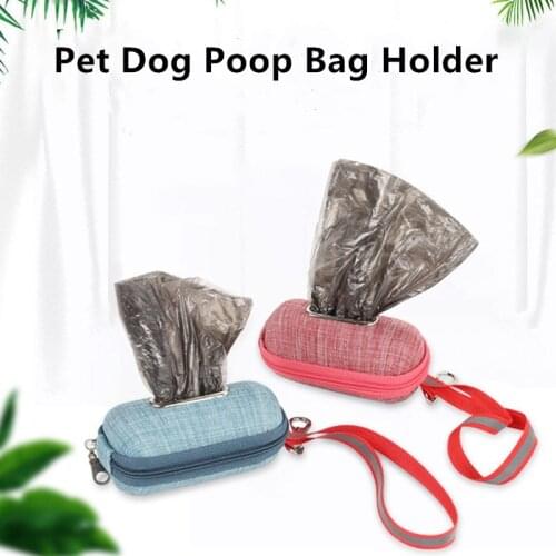 1PC New Dog Waste Bags Portable Pet Waste Dog Poop Puppy Pick-Up Bags Outdoor Waterproof Waist Bag Pet Dog Poop Bag Holder