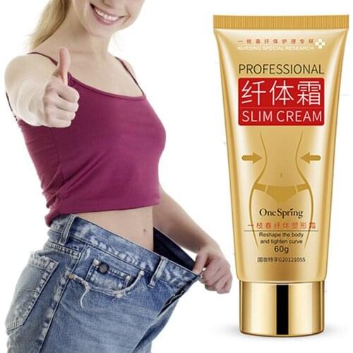 1pc Professional Slim Cream Cellulite Fat Burner Body For Weight Lossanti-cellulite Cream Leg Waist Effective Ointment