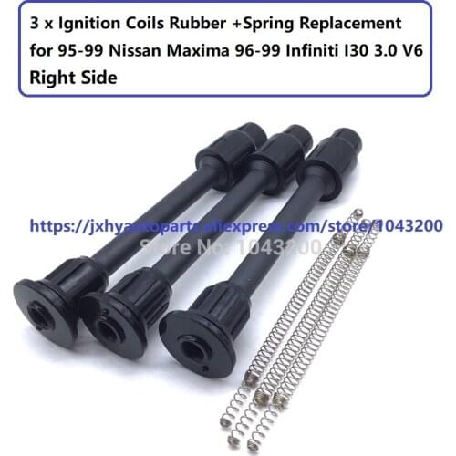 22448-31U01 Ignition Coils Repair Rubber Kit +Spring Replacement for 95-99 Nissan Maxima 96-99 Infiniti I30 3.0 V6 22448-31U00
