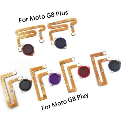 Fingerprint Sensor Home Return Key Menu Button Flex Ribbon Cable For Moto G8 Play / G8 Plus / G8 Power