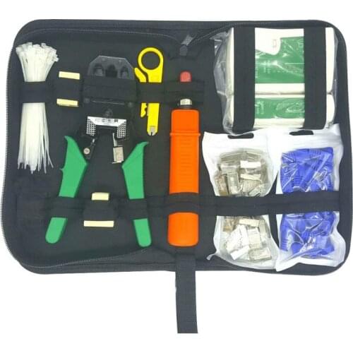 9 in1 LAN Network Repair Cable Tester Crimper Plier Hand Tool Kit Cat5 RJ45 RJ11 RJ12 Stripping Make Ethernet Connector Test
