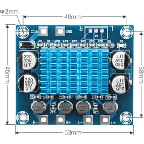 TPA3110 XH-A232 30W+30W 2.0 Channel Digital Stereo Audio Power Amplifier Board DC 8-26V 3A