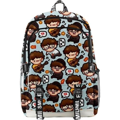 Wilbur Soot Dream Team Men Women Backpack Fabric Oxford School Bag Fashion Style Teenager Girls Child Bag Travel Backpack