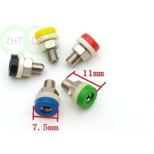 100pcs mini brass 2mm Banana Socket JACK for 2 mm banana plugs