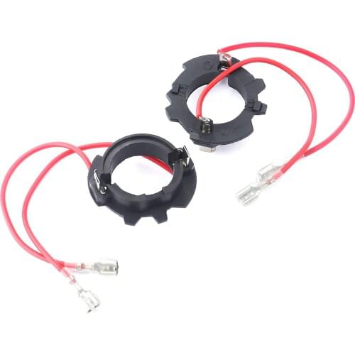 2PCS H7 LED Headlight Bulb Base Adapter Holder Brackets for Golf 5 MK5 for VW Jetta Old Sagitar Cars Auto Light Base