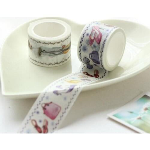 3 cm Wide Lovely Beautiful Washi Tape Adhesive Tape DIY Scrapbooking Sticker Label Masking Craft Tape