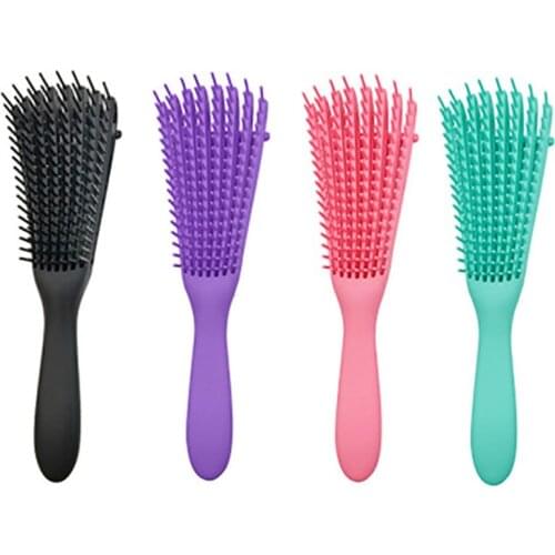 4PCS Detangling Hair Brush Scalp Massage Hair Comb Detangling Brush for Curly Hair Brush Detangler Hairbrush Women Men Salon