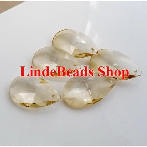 Free Shipping! Wholesale AAA Top Quality 16mm 6106 Crystal Almond/pear Golden shadow 60pcs AL160436