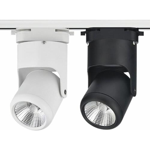 [DBF]Dimmable 7W 10W 15W 20W COB LED Rail Track Light LED Spotlights Lighting Fixture for shop store spot lighting AC110 220V