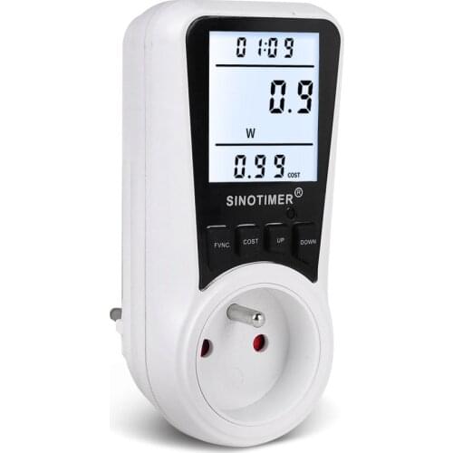 110V 220V 50/60Hz Smart Energy Meter Digital LCD Power Meter Wattmeter Socket Wattage Kwh Meter Measuring Outlet Power Analyzer