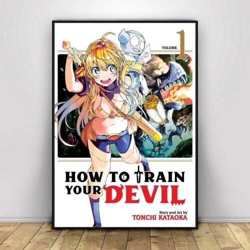 How to Train Your Devil Vol 1 Anime Poster Japanese New Fan Drama Comic Cover Art Canvas Printed Picture TV Drama Poster