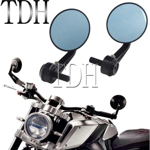 1 Pair Motorcycle CNC Rear View Round Handle Bar End Side Rearview Mirrors For BMW R nineT Scrambler F 800R HP4 S 1000R 1000 RR