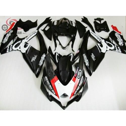Free Custom Injection fairing set for SUZUKI K8 GSXR 600 750 2008 2009 2010 ABD Chinese fairings bodywork GSXR600 GSXR750 08-10