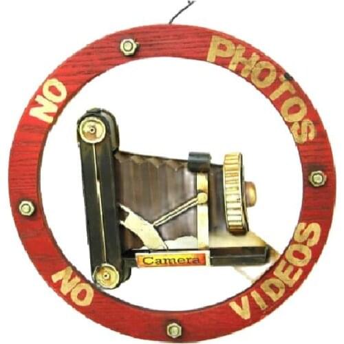 Wall Decor Metal Poster Door Sign No Photo Red Vintage Miniature Trinket Cafe Restaurant Hotel Decoration Handmade Quality