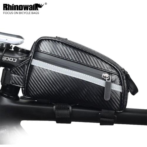 Rhinowalk 2020 New Waterproof bike frame Cycling Bicycle Bags Front Tube Bag Mountain phone Holder bicicleta cuadro T31