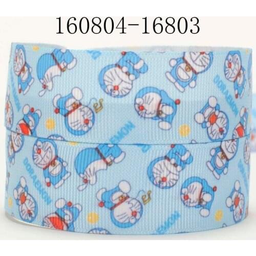 NEW arrivals 50 yards lively Doraemon pattern printed grosgrain cartoon ribbon