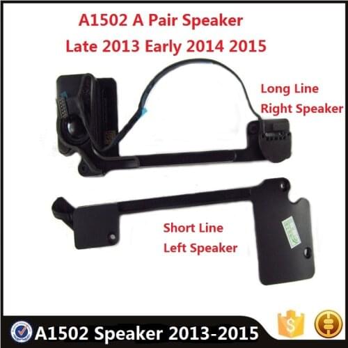 Original A1502 Speaker Set For MacBook Pro 13" Retina A1502 2013-2015 Year Internal Speakers 923-0557 923-00509 Full Replacement