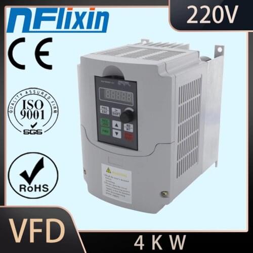 Frequency Converter 50hz 60hz XSY-AT1 3P 220V Output CNC Spindle motor speed Control VFD Converter