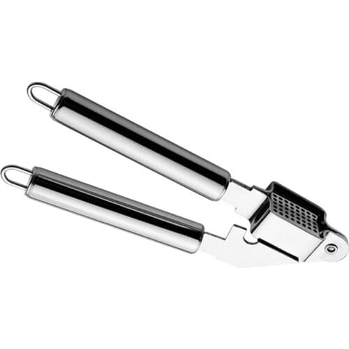 Garlic Press Stainless Steel Garlic Mincer Kitchen Manual Ginger Squeezer for Cooking Barbecue