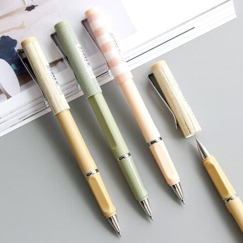 3pcs Primary color black pen 0.5mm student pen office pen simple pen