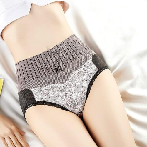 New Underwear Women Briefs High Rise Comfort Intimates Seamless Panties Underpants Fashion Female Lingerie Pantys Lace