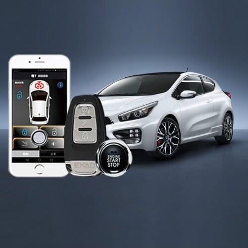 Universel 80-100 keyless Entry Car Door Lock Smart Key Smartphone APP Shock Sensor Remote Engine Start for Car Alarm System
