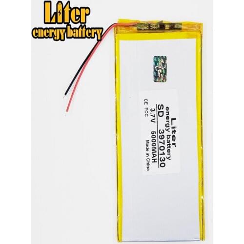 5000MAH 3.7V 3970130 Universal Li-ion battery for Tablet PC 7.8.9 inch V811 812 Battery