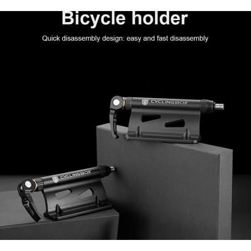 CYCLINGBOX Road Bike Front Fork Stand Portable Bicycle Quick Release Fixed Clamp for Car Travelling Riding Supplies Accessories